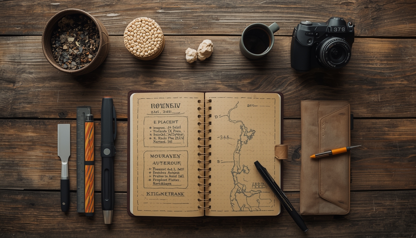 Vorpalonzonchun movement planning journal and field kit